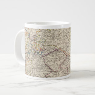 Germany general map large coffee mug