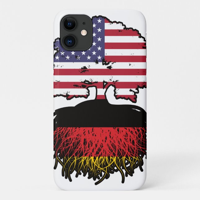 Germany German American USA United States America Case-Mate iPhone Case (Back)