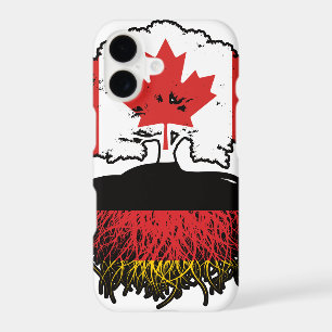 Germany German Canadian Canada Tree Roots Flag