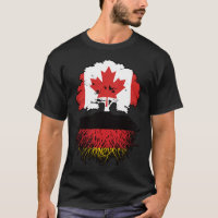 Germany German Canadian Canada Tree Roots Flag