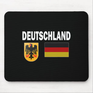 Germany German Flag Deutschland Love Gift  Mouse Pad