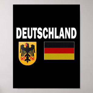 Germany German Flag Deutschland Love Gift  Poster