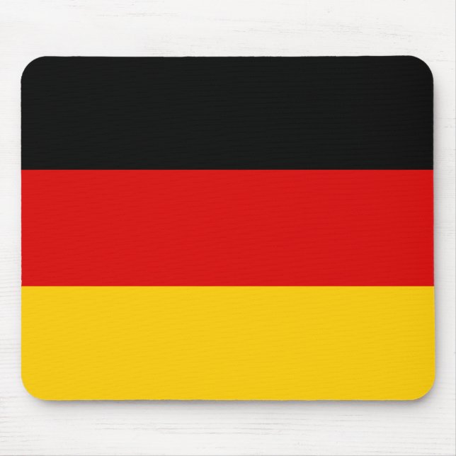 Germany (German) Flag Mouse Pad (Front)
