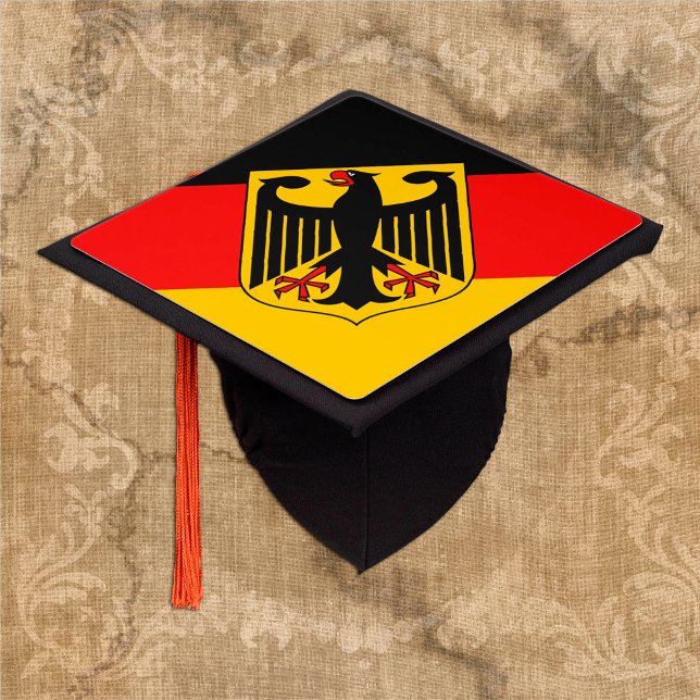 Germany & German Flag - Students /University Graduation Cap Topper (Creator Uploaded)