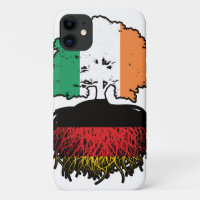 Germany German Irish Ireland Tree Roots Flag