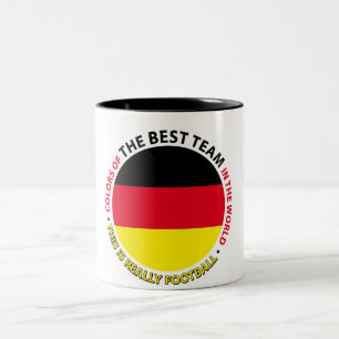 Germany-Germany-Germany Art Shield Two-Tone Coffee Mug