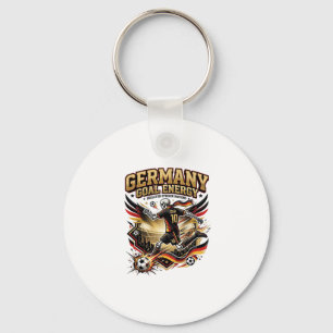 Germany Goal Energy Skeleton Striker Nations Bold Keychain