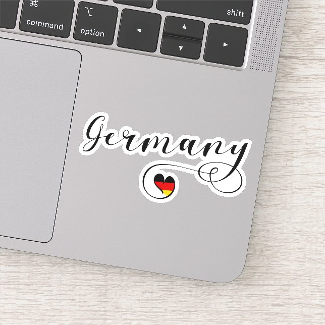Germany Heart Flag (Detail)