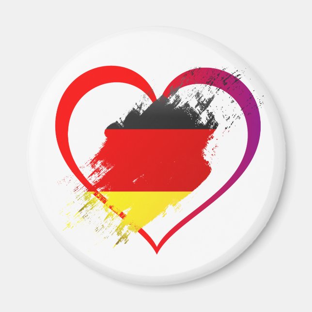 Germany heart magnet (Front)