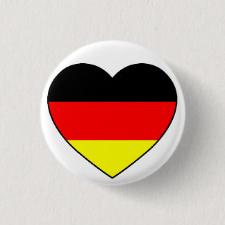 Germany Herz Football Germany 1 Inch Round Button