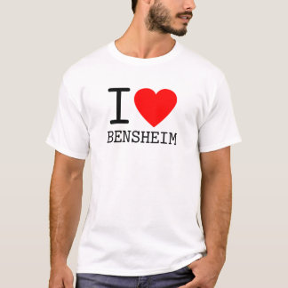 Germany I love Bensheim Bundesland Hessen T-Shirt