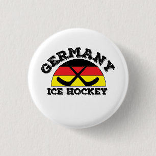 Germany Ice Hockey 1 Inch Round Button