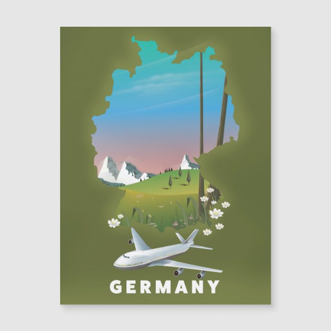 Germany Illustrated travel poster (Front)