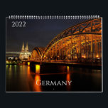 Germany in Pictures Two Page Large Calendar, White Calendar<br><div class="desc">A memorable tour of Germany through pictures</div>