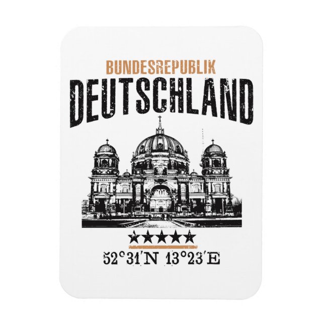 Germany Magnet (Vertical)
