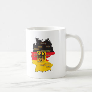 Germany Map Coffee Mug