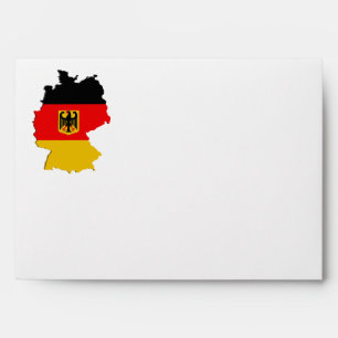 Germany map envelope