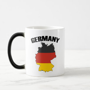Germany Map - German Flag - Deutschland Travel Magic Mug