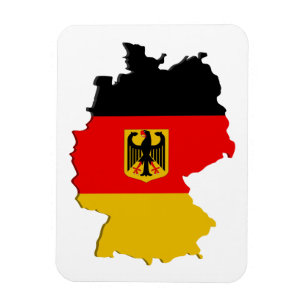 Germany map magnet