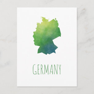 Germany Map Postcard