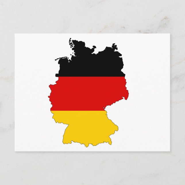 Germany Map Postcard (Front)