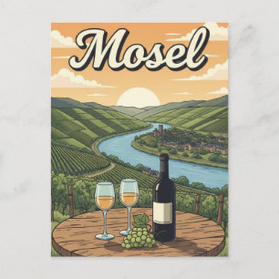 Germany Mosel Travel Postcard