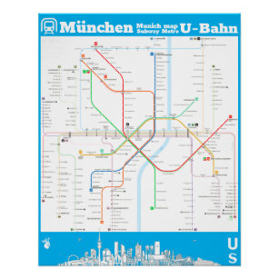 Subway Map Posters, Prints & Poster Printing | Zazzle CA