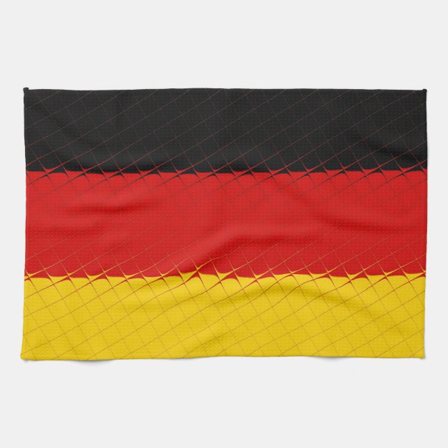 Germany National Flag Kitchen Towel (Horizontal)