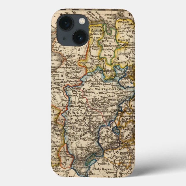 Germany, Netherlands, and Belgium Case-Mate iPhone Case (Back)