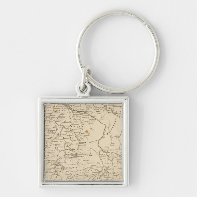 Germany north Map by Arrowsmith Keychain (Front)