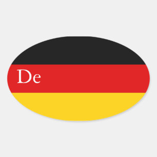 GERMANY OVAL STICKER