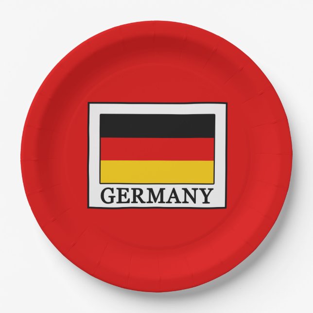 Germany Paper Plate (Front)