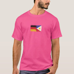 Germany Philippines Flags - German Filipino, Phili T-Shirt