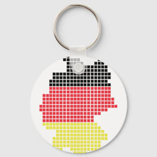 germany pixel flag keychain