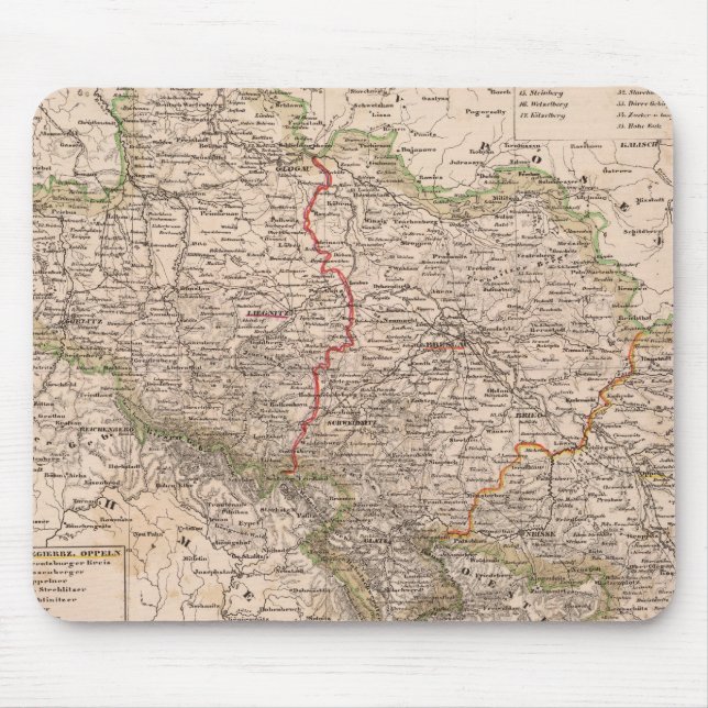 Germany, Poland Mouse Pad (Front)
