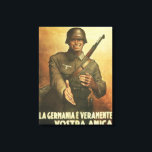 Germany Propaganda Poster Canvas Print<br><div class="desc">Talk about a blast from the past. Looking for vintage ww1 or ww2 propaganda posters? Look no further. Indulge in your propaganda poster obsession via our huge catalogue of world war 1 and world war 1 propaganda art. Propaganda Posters has a large variety of propaganda posters from yesteryear. This product...</div>