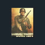 Germany Propaganda Poster Canvas Print<br><div class="desc">Talk about a blast from the past. Looking for vintage ww1 or ww2 propaganda posters? Look no further. Indulge in your propaganda poster obsession via our huge catalogue of world war 1 and world war 1 propaganda art. Propaganda Posters has a large variety of propaganda posters from yesteryear. This product...</div>