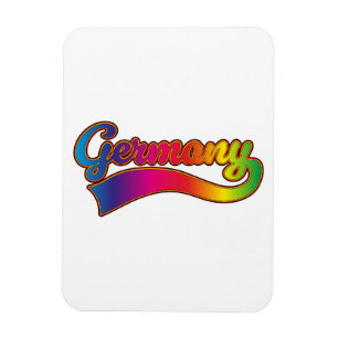 Germany Rainbow logo Magnet