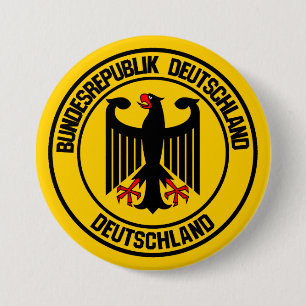 Germany Round Emblem 3 Inch Round Button