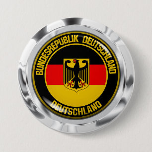 Germany Round Emblem 3 Inch Round Button