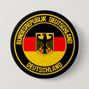 Germany Round Emblem 3 Inch Round Button