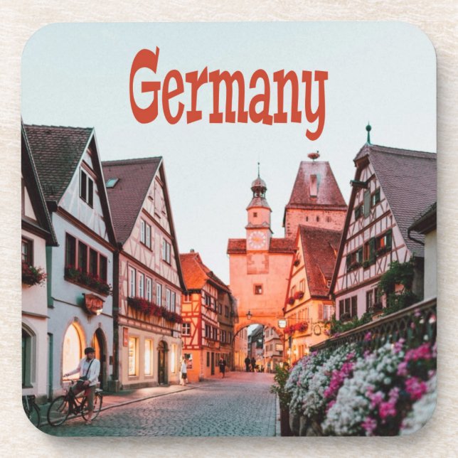 Germany Row Houses Coaster (Front)