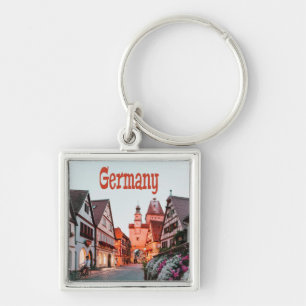 Germany Row Houses Keychain