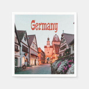 Germany Row Houses Napkin