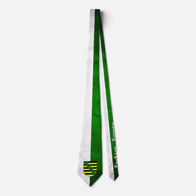 " Germany SACHSEN tie ... " (Front)