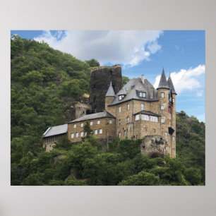 Germany, Sankt Goarshausen, Sankt Goarshausen Poster