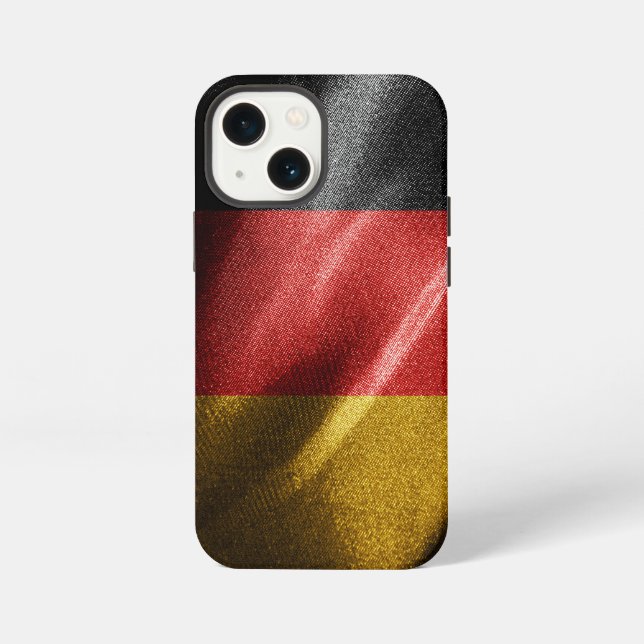 Germany silk flag iPhone case (Back)