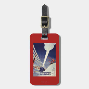 Germany - Skiing in the Black Forest Luggage Tag