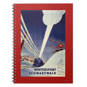 Germany - Skiing in the Black Forest Notebook