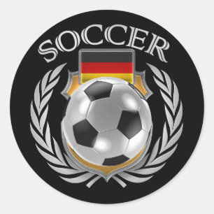 Germany Soccer 2016 Fan Gear Classic Round Sticker